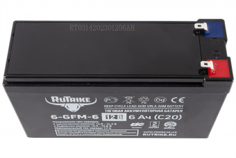 Тяговый аккумулятор RuTrike 6-GFM-6 (12V6AH C20)