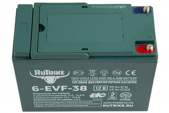 Тяговый аккумулятор RuTrike 6-EVF-38 (12V38AH C3)