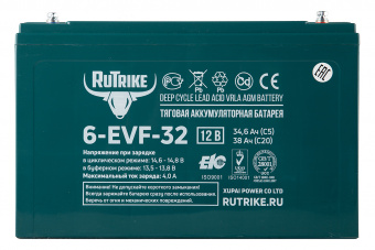 Тяговый аккумулятор RuTrike 6-EVF-32 (12V32AH C3)