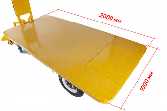 ПЛИТА 2000 Платформенная тележка электрическая RuTrike 